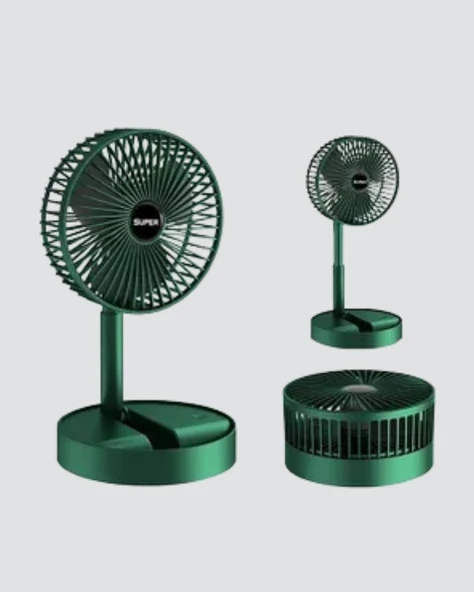Katlanabilir Mini Fan – 3 Kademeli Soğutma Şarjlı ürün görseli 1