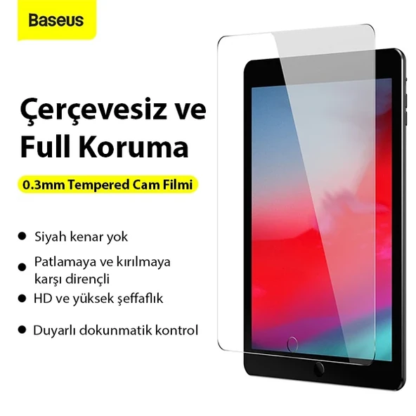 Baseus iPad Mini 5 -4 Tempered Kırılmaz Cam Ekran Koruyucu-1852 ürün görseli 1