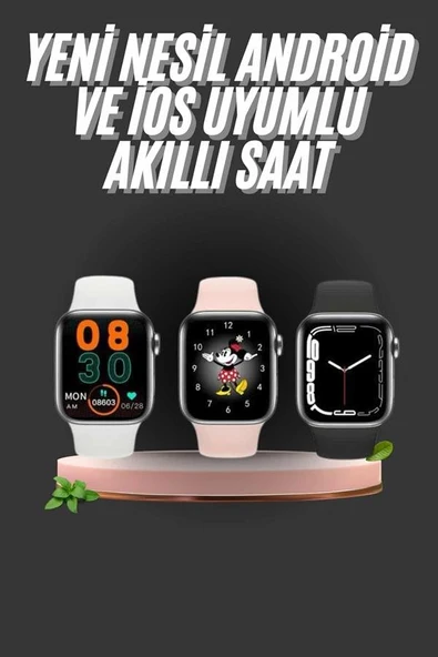 1.83 İnç Akıllı Saat Android ve İOS Uyumlu Çağrı Cevaplayabilen Adımsayar GPS Takibi ürün görseli 1