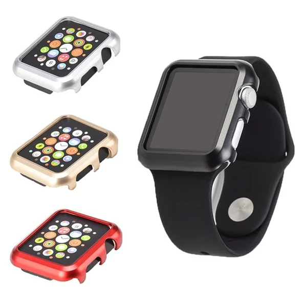 Ally Apple İwatch 2-3 38mm Lazer Kaplama Pc Kılıf-1852 ürün görseli 1