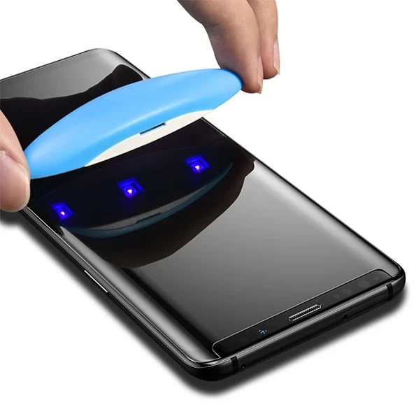 İPhone 11 Pro Full Liquid+Uv Işık 3D Kırılmaz Cam Ekran Koruyucu iPhone XS-X-1852 ürün görseli 1