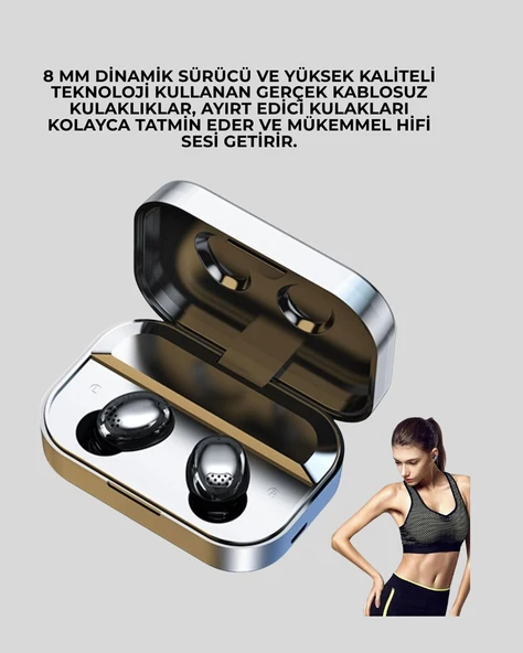 Gürültü Engelleyici Bluetooth Kulaklık – Akıllı Ekranlı HiFi Ses Kalitesi ürün görseli 1