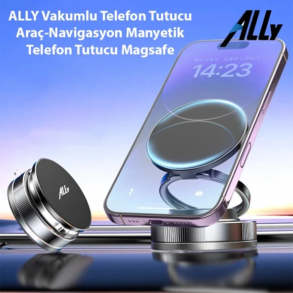 ALLY Vakumlu Telefon Tutucu Araç-Navigasyon Manyetik Telefon Tutucu Magsafe-1852 ürün görseli 1