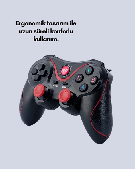 Ergonomik Tasarımlı Çok Yönlü Wireless Gamepad - Resim 3