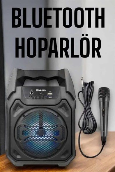 Güçlü ve Şarj Edilebilir Bluetooth Hoparlör 6.5 İnç ürün görseli 1
