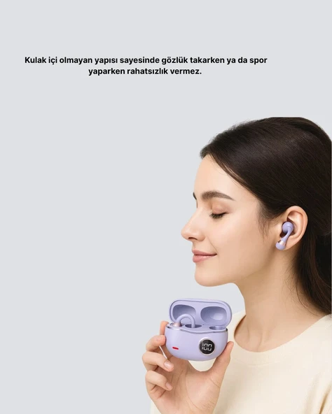 Kulak Arkası Klipsli Bluetooth Kulaklık YXG10 Silikon Malzemeli Ergonomik ürün görseli 1
