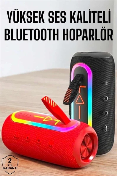 Kablosuz Bluetooth Hoparlör Uzun Pil Ömrü Taşınabilir ürün görseli 1