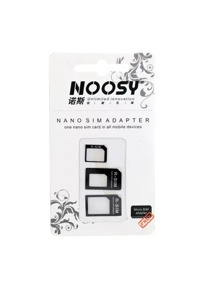 Noosy Nano Ve Micro Sim Kart Adaptörü-1852 - Resim 2