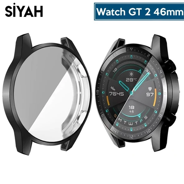 Ally Huawei Watch GT2 46mm 360 Koruma Ultra İnce Silikon Kılıf-1852 ürün görseli 1