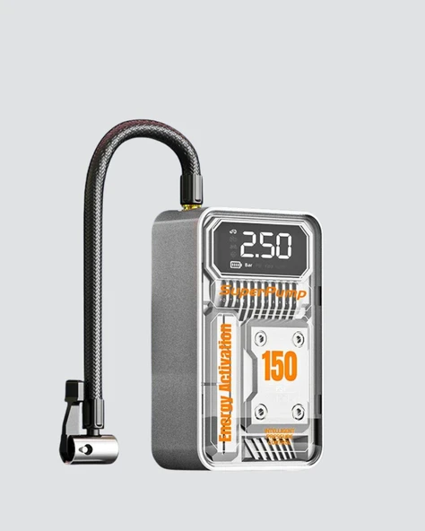 Taşınabilir Kablosuz Hava Pompası – 150 PSI Güçlü Basınç ve 6000mAh Şarjlı ürün görseli 1