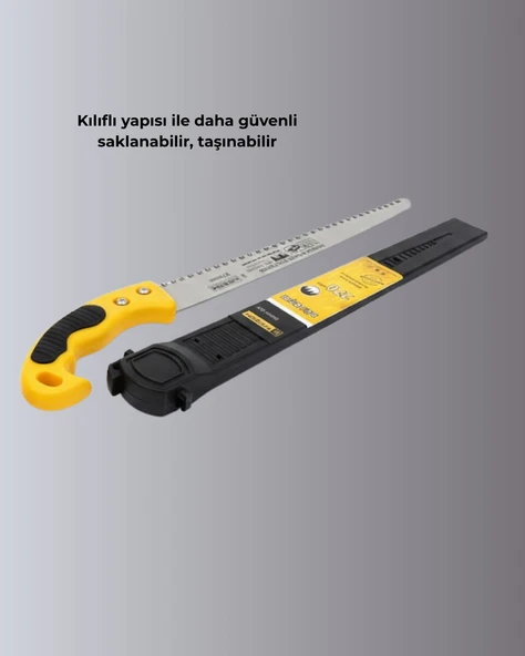 Bahçe ve Ağaç Budama Testeresi Ergonomik Saplı - Resim 4