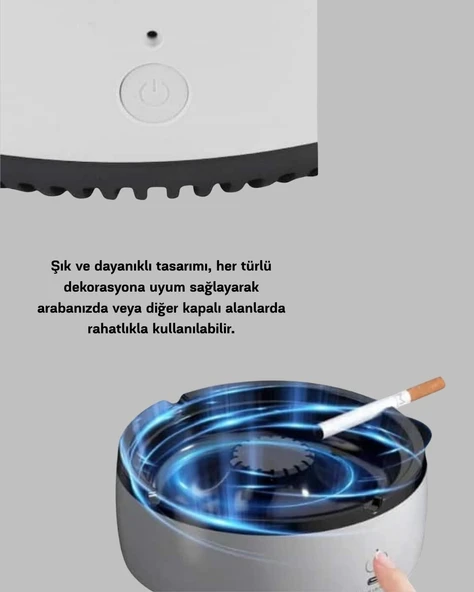 Küllük ve Hava Temizleyici 2’si 1 Arada – Sigara Kokusu Giderici Araba ve Ofis İçin ürün görseli 1