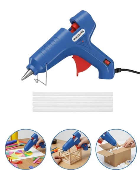 Ağır Hizmet Tipi 100 W Silikon Tabancası 11 mm Uyumlu 5 Silikon Hediyeli ürün görseli 1