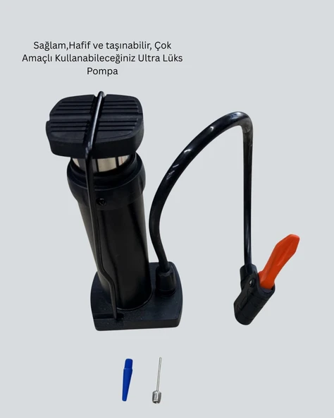 Çok Amaçlı Ayak Pompası Dayanıklı Pratik Hava Pompası ürün görseli 1