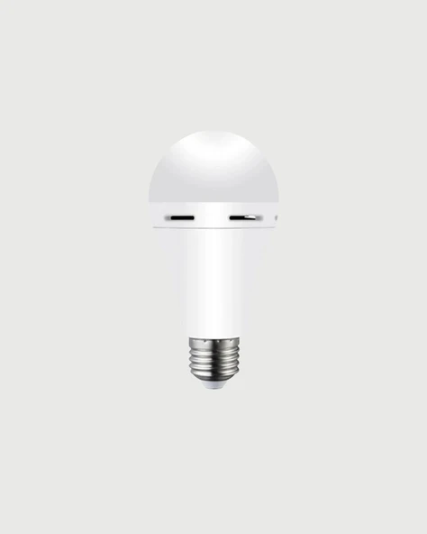Yüksek Işık Güçlü Şarjlı LED Ampul E27 30W Enerji Tasarruflu ürün görseli 1