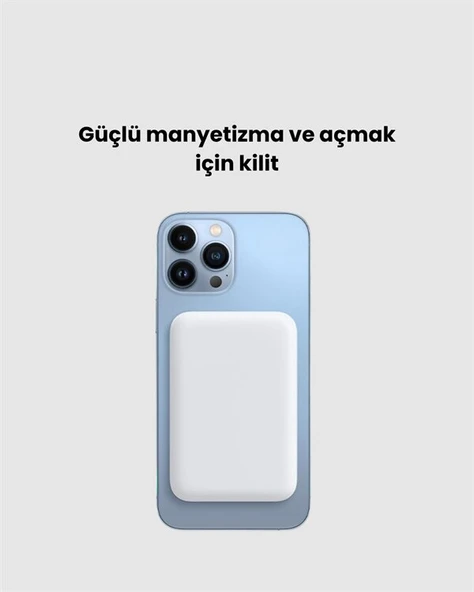 Ultra İnce Manyetik Powerbank – Hızlı Şarj Güçlü Tutuş 10000 mAh Kapasite ürün görseli 1