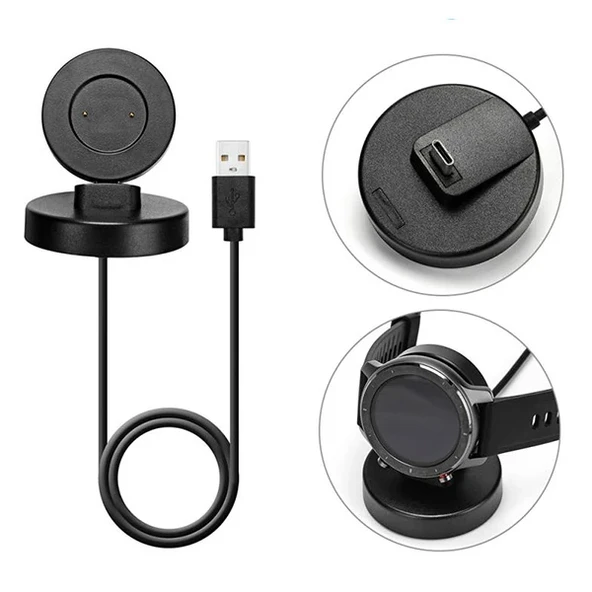 Huawei Watch GT/ GT2 / 2E /Magic / Dream Akıllı Saat Şarj Kablosu Stand-1852 ürün görseli 1