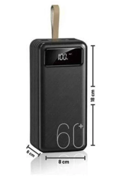 Powerbank Yüksek Kapasiteli 60.000 Mah Hızlı Şarj Şarj Özellikli Batarya ürün görseli 1
