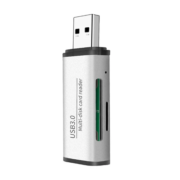 ADS-105 USB 3.0 Hızlı Card Reader SD/TF Hafıza Kart Okuyucu-1852 ürün görseli 1