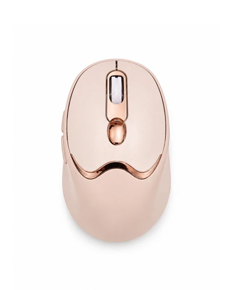 Bluetooth ve 2.4G Destekli Sessiz Kablosuz Mouse Şarjlı Tasarım ürün görseli 1