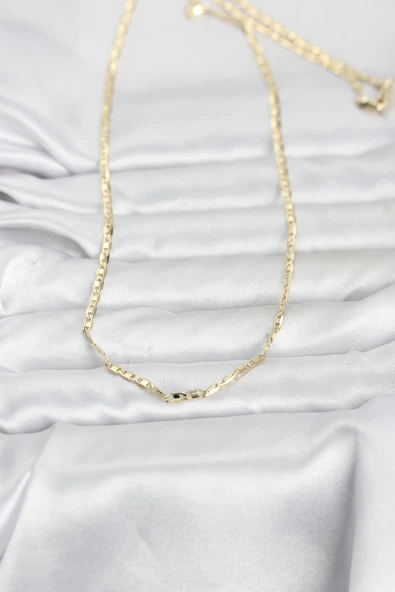 CM 14K Gold Renk Gemici Zincir Model 60 cm Kadın Kolye -1492 ürün görseli 1