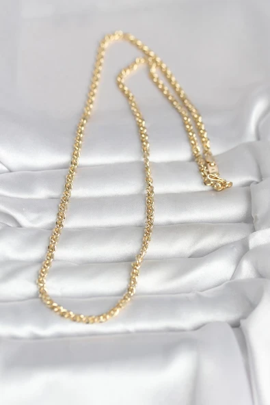 CM 14K Gold Renk Zincir Model 60 cm Kadın Kolye -1492 ürün görseli 1