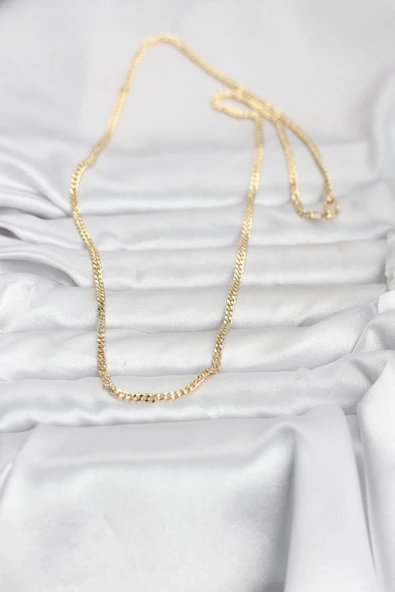 CM 14K Gold Renk 60 cm Zincir Kadın Kolye -1492 ürün görseli 1