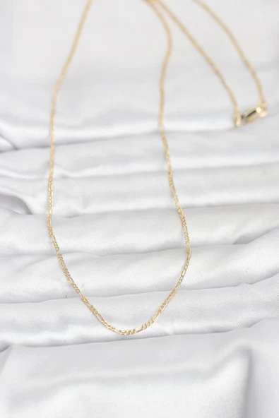 CM 14K Gold Renk 60 cm Zincirli Kadın Kolye -1492 ürün görseli 1