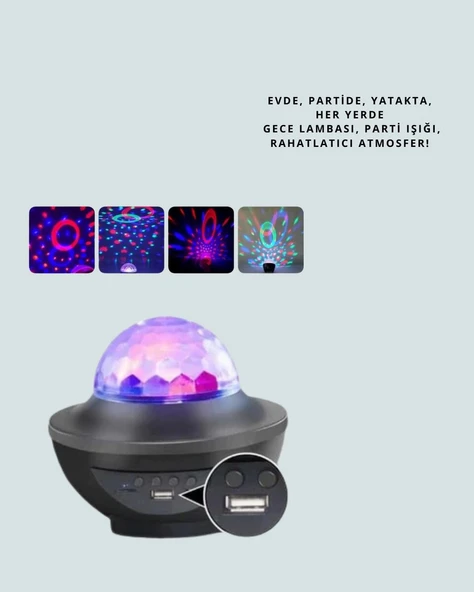 10 Renkli Kombinasyon + Breathing Light + 2 Saat Zamanlayıcılı Star Lamba ürün görseli 1