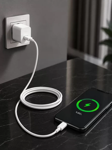 USB-A to Type-C 2 Metre Hızlı Şarj Kablosu ürün görseli 1