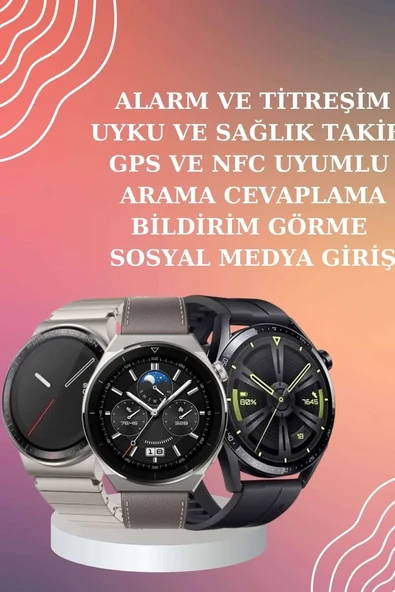 ANC Özellikli Bluetooth Kulaklık ve Amoled Ekran Akıllı Saat Uyku ve Sağlık Takibi Nabız Ölçer ürün görseli 1