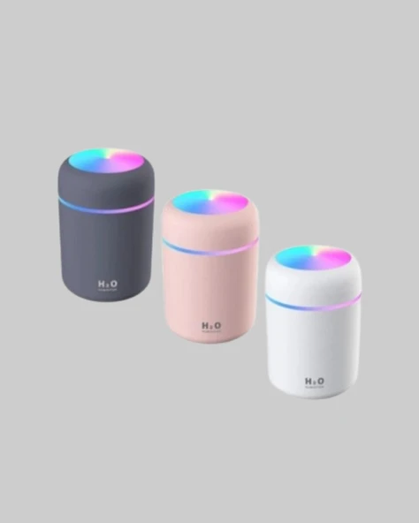 Taşınabilir USB Mini Nemlendirici – LED Aydınlatmalı Çift Püskürtme Modu ürün görseli 1