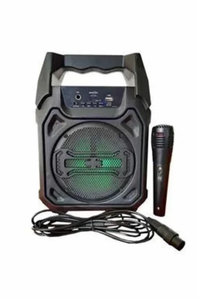 10W Güçlü Ses Performanslı Bluetooth Karaoke Hoparlörü ürün görseli 1