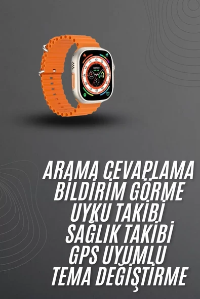 Akıllı Saat Arama Cevaplayan Bildirim Görme Yeni Nesil Bluetooth Bağlantılı ürün görseli 1