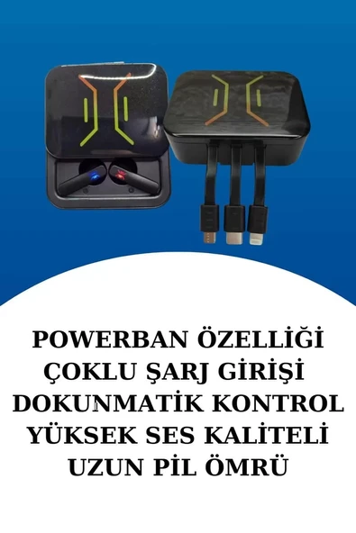 Dijital Göstergeli Bluetooth Kulaklık ve Bildirim Görebilen Akıllı Saat Alarm ve Titreşim ürün görseli 1