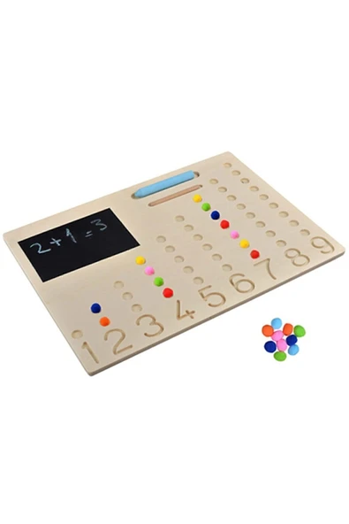 kayasan kids Montessori Kara Tahtalı Keçeli Rekamlar ürün görseli 1