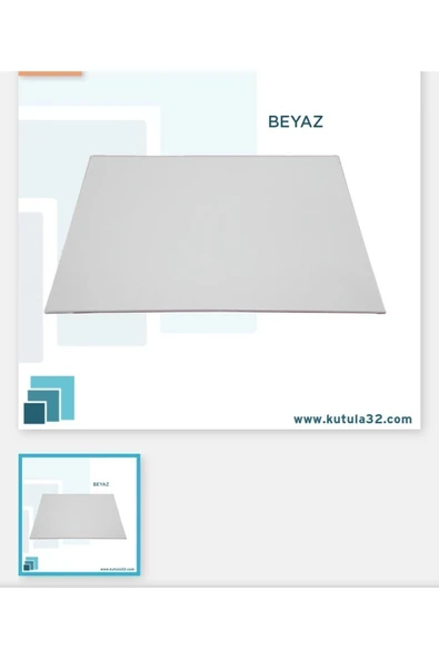 kutula 32 30*30 Mdf Kaplamalı Pasta Altlığı Beyaz(10 adet) ürün görseli 1