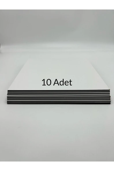 Pastacılıkshop 10 Adet 25x25 Cm Mdf Beyaz Pasta Altlığı TINY WONDERS ürün görseli 1