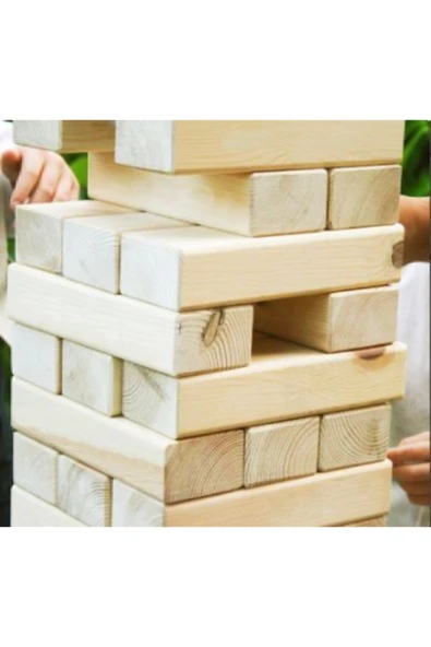 kayasan kids Dev Jumbo 72 Cm Jenga - Resim 4