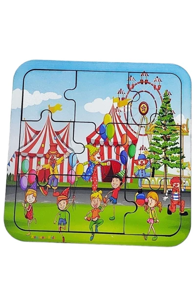 kayasan kids Sirk Temalı Ahşap Puzzle ürün görseli 1