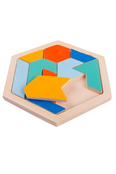 kayasan kids Montessori Bul-tak Altıgen ürün görseli 1