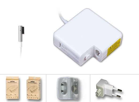 RETRO Apple MacBook Pro 60W MagSafe 1 Notebook Adaptör RNA-AP05 ürün görseli 1