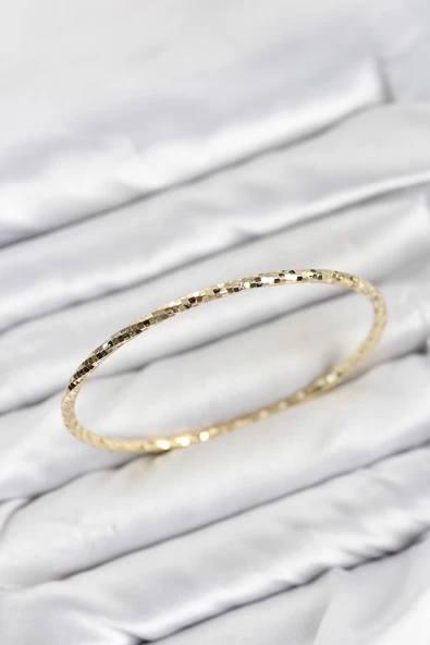 CM Gold Renk Lazer Kesim 65 mm Bilezik ürün görseli 1