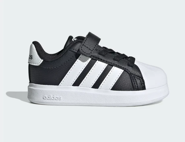 adidas Streettalk Bebek Siyah Spor Ayakkabı JQ8605 ürün görseli 1