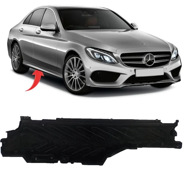 Mercedes C Seri W205 Alt Taban Muhafaza Sağ 2014-2018 A2056842000 ürün görseli 1