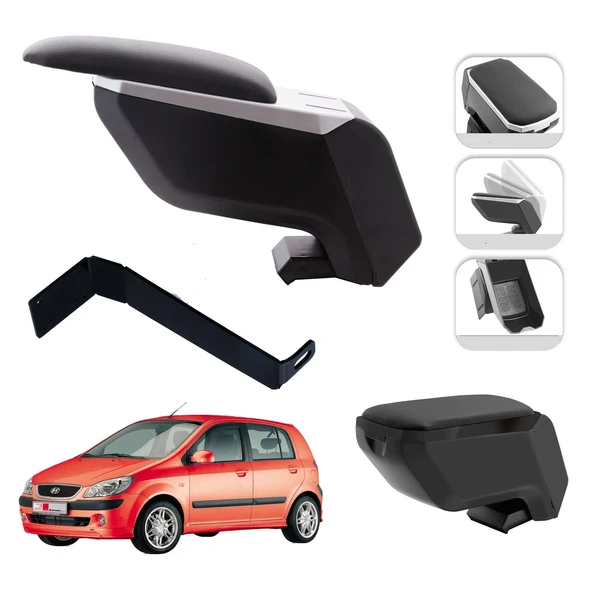 Mis Paket Hyundai Getz Delmesiz Çelik Ayaklı Kolçak + Askılı Koku + Micro Fiber Bez + Torpido Süngeri ürün görseli 1