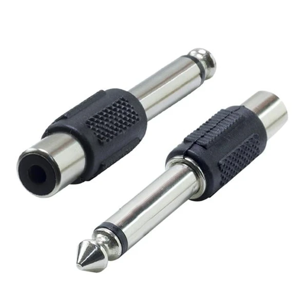 Powermaster PM-4221 6.3 Mm Mono Erkek - 1 Tos Dişi Çevirici Jack ürün görseli 1