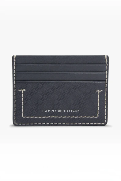 TH MICRO FLAG CC HOLDER Erkek Mavi Cüzdan - AM0AM14547 ürün görseli 1
