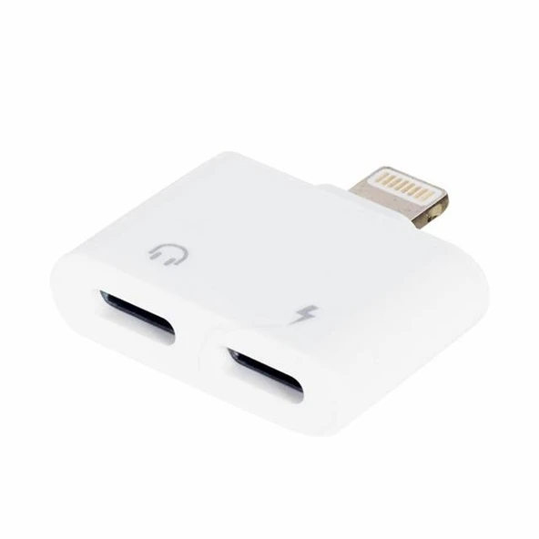 Powermaster İp Şarj Lightning Kulaklık Çoklayıcı ürün görseli 1