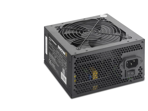 Pc Power Supply Güç Kaynağı 650W 12 Cm Fan Atx 80 Plus Siyah HD424 ürün görseli 1